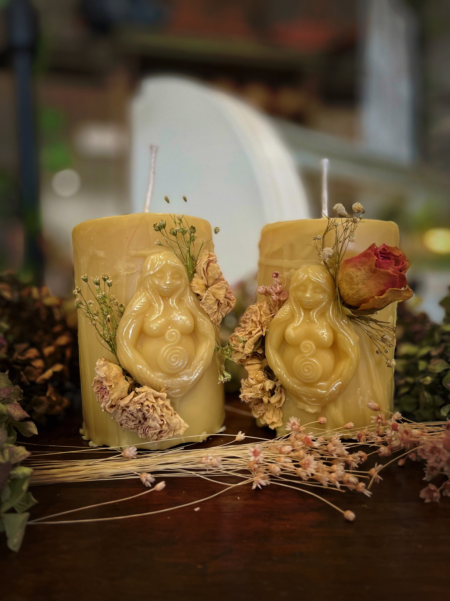 Mother Earth blessing Candles