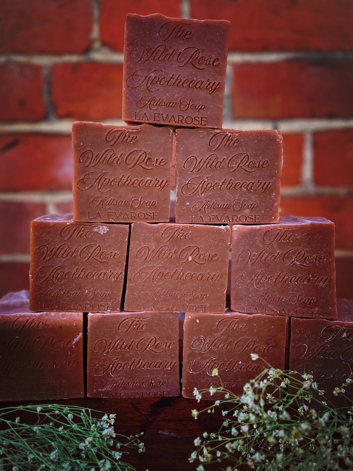 French Block Pink Clay Soap