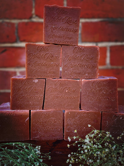 French Block Pink Clay Soap