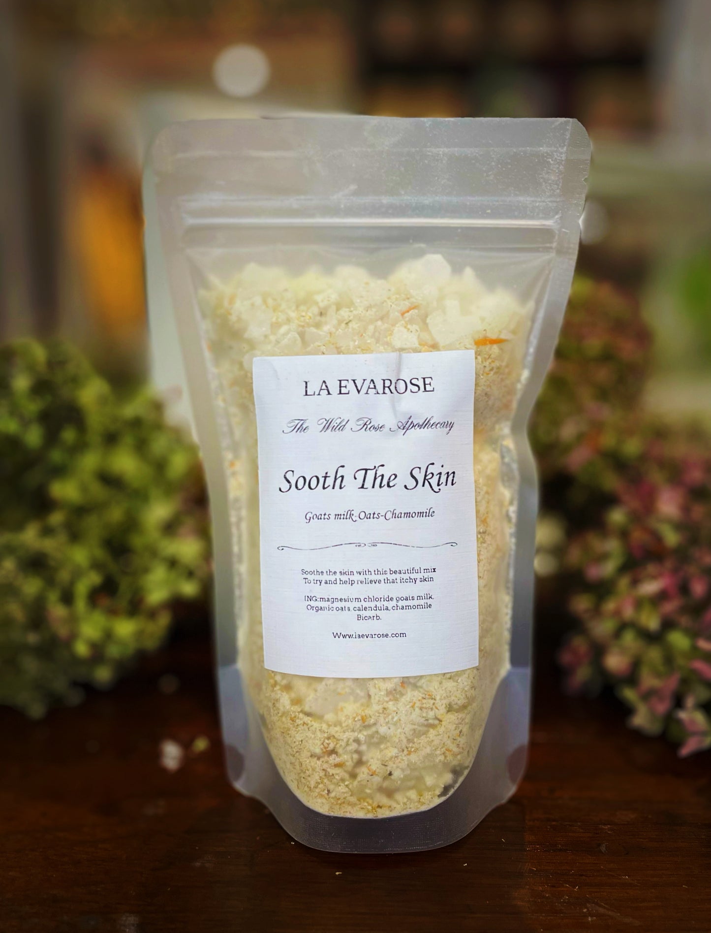 Sooth the Skin with Oats, Goats Milk, chamomile, Calendula, magnesium