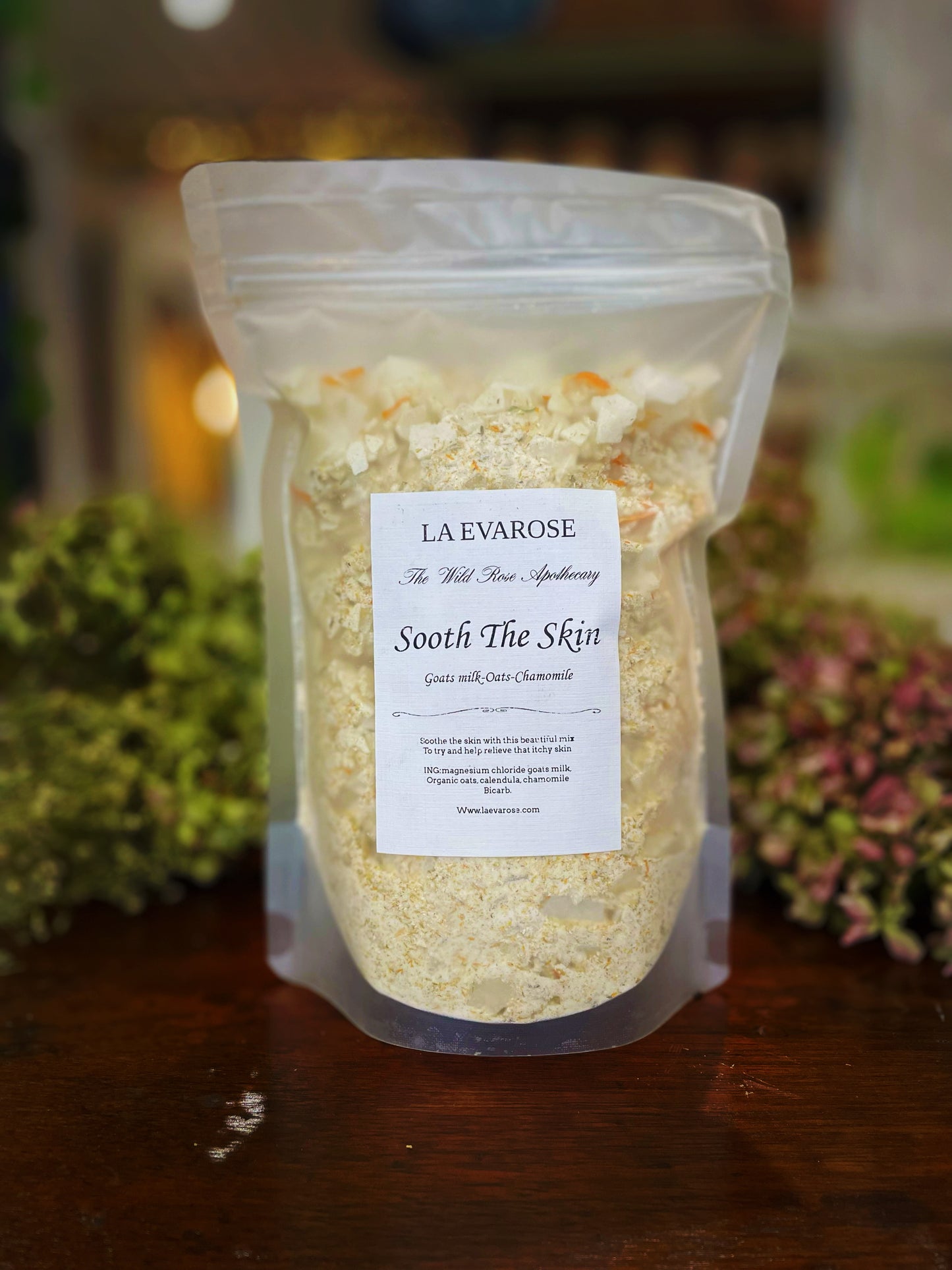 Sooth the Skin with Oats, Goats Milk, chamomile, Calendula, magnesium