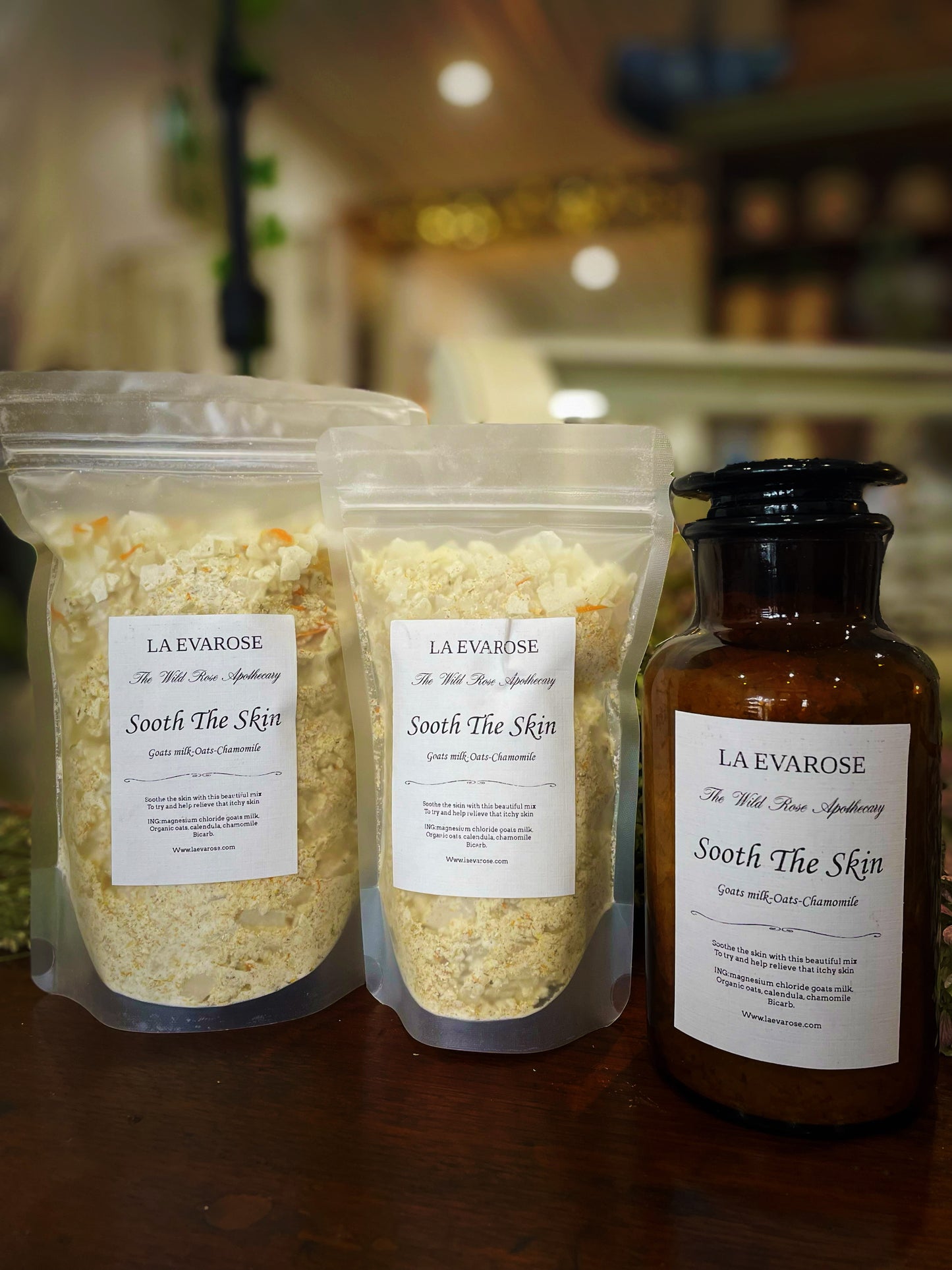 Sooth the Skin with Oats, Goats Milk, chamomile, Calendula, magnesium