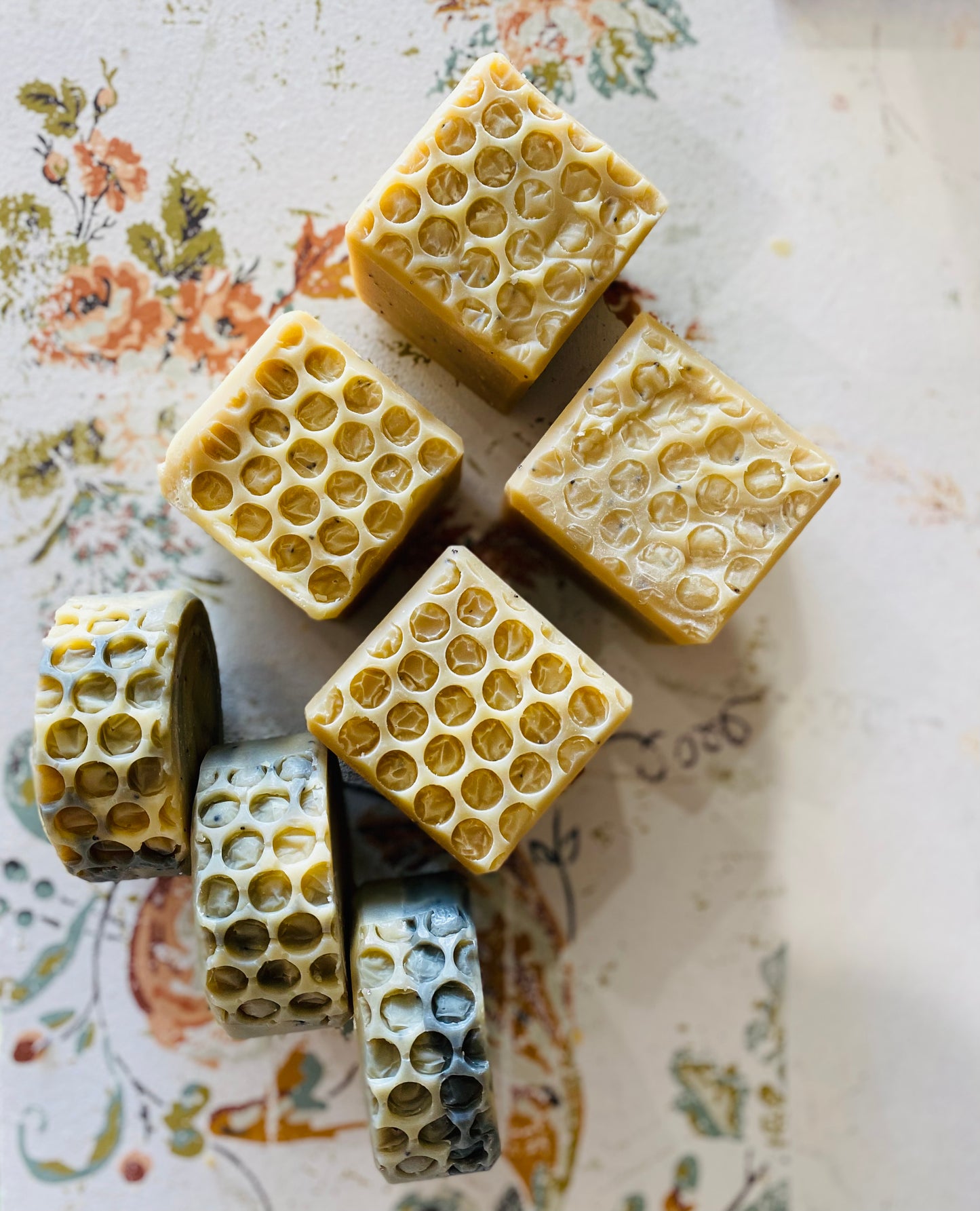 Honey and poppyseed soap