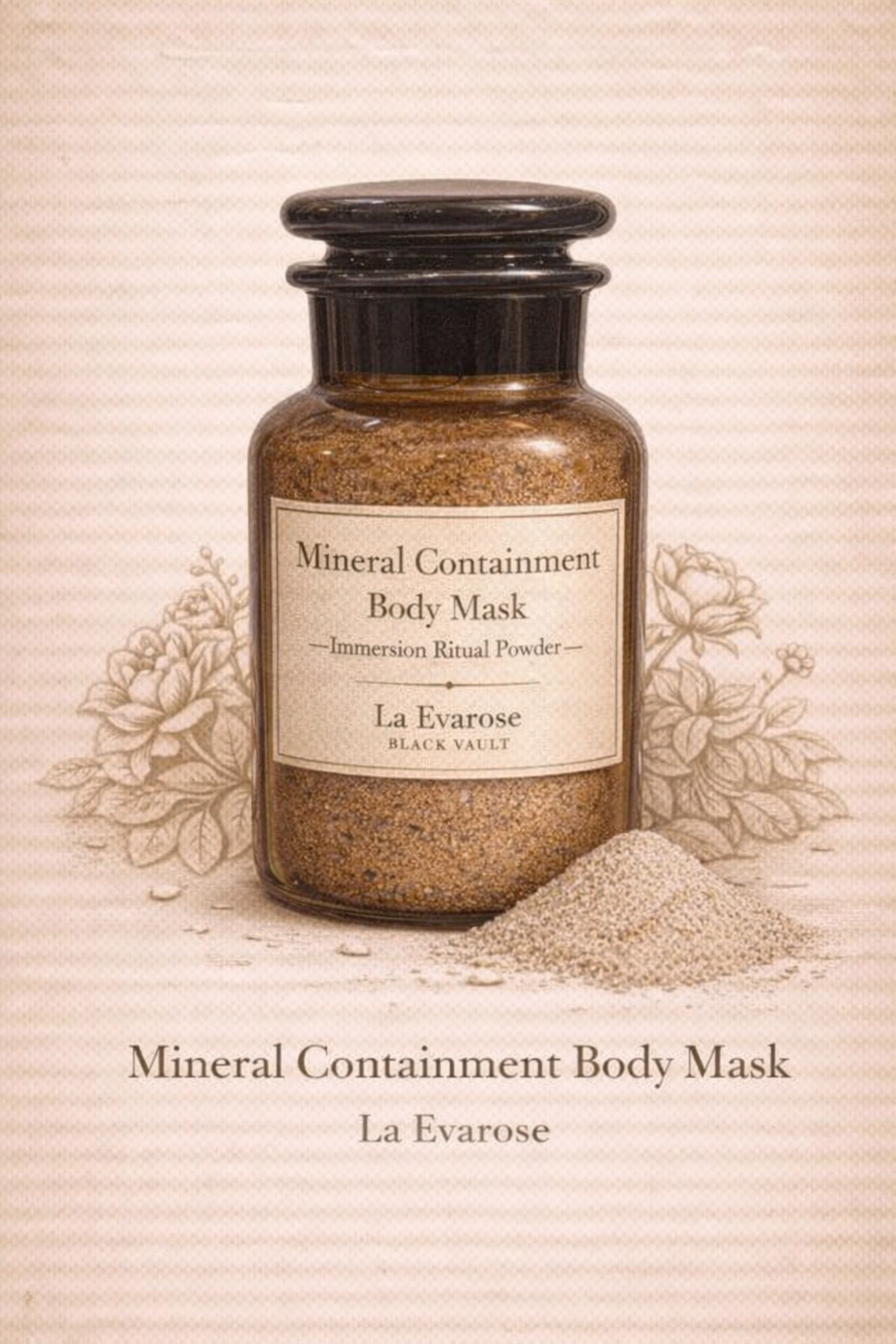 Mineral Containment Body Mask

Dead Sea Mud • Green French Clay • Garden Rose Leaf