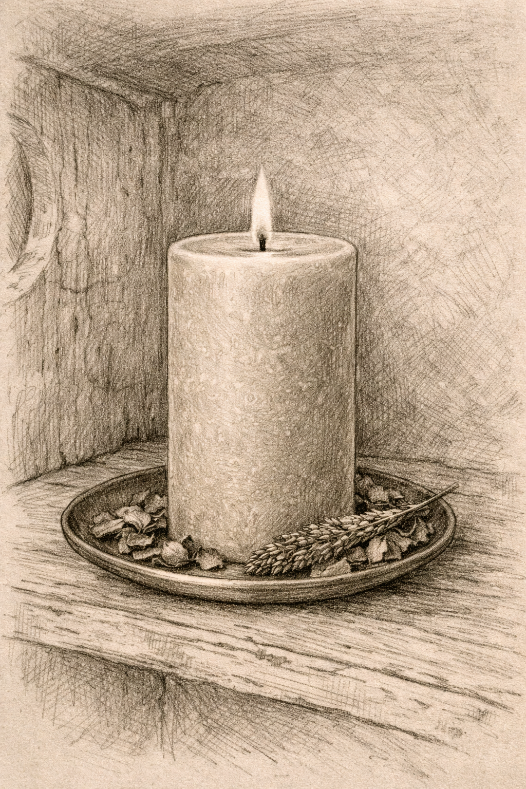 La Evarose Beeswax Pillars