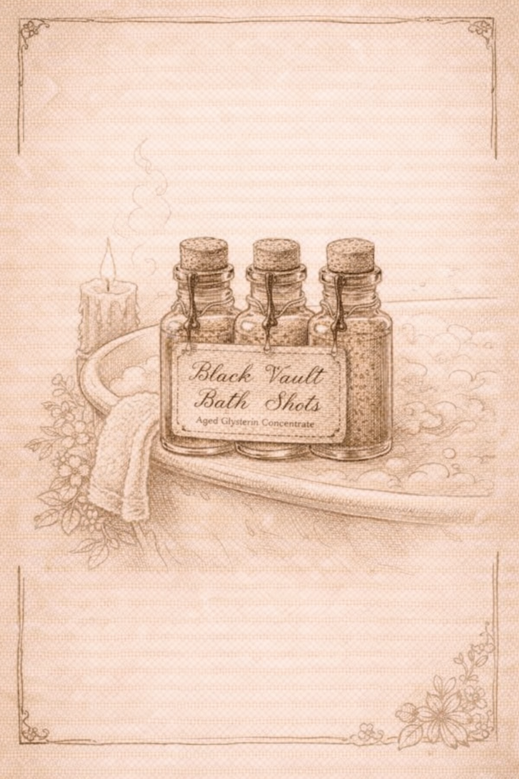 BLACK VAULT BATH SHOTS