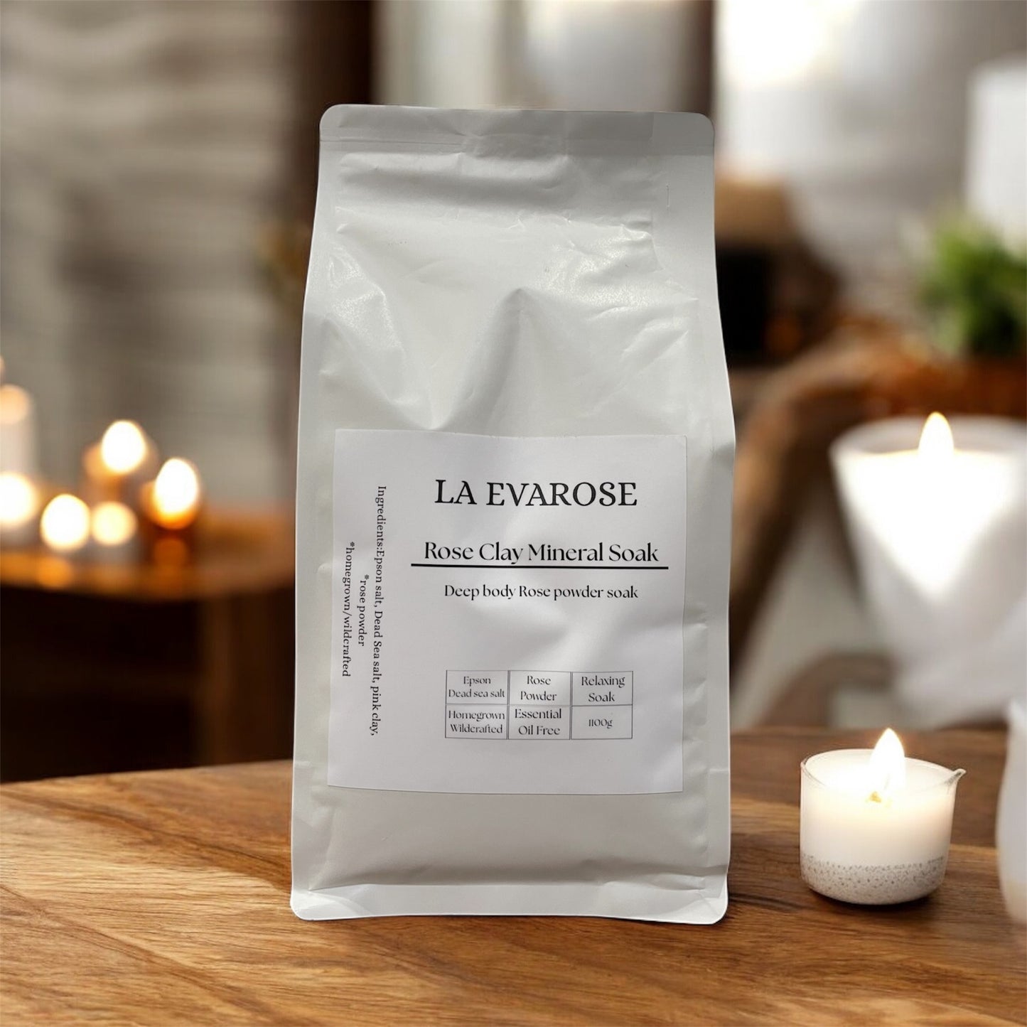 Rose Clay Mineral Soak